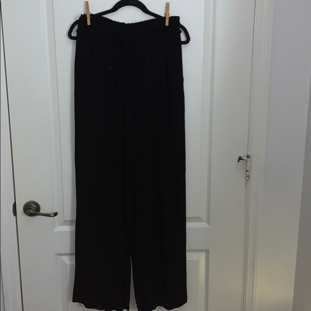 Black Flowy Pants